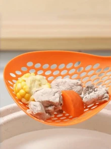 1 件大号耐热塑料滤锅 - 适用于意大利面、面条和水果 | 理想的厨房过滤配件 - 彩色 - 查看 4