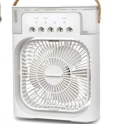 Ventilador Con Humificador Recargable, 5 Difusores, Ventilador 3 en 1, Humificador y Difusor, Ventilador de Verano Portatil, Aire Acondicionado Para el Hogar, Ventilador Para la Habitacion, Sala de Estar, Oficina FS-1121