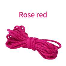 5mm 5 Iarde Corda Macaroon Macrame Filo Colorato Otto Capi Accessori Fai Da Te Per Decorazioni Natalizie Domestiche