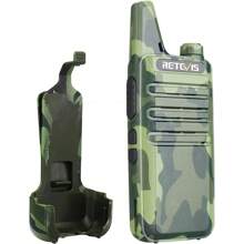Retevis RT22 Radios Walkie Talkie Recargable, FRS 16 Canales Radios de Comunicacion Largo Alcance,VOX, Alarma de Emergencia Walkie Talkie,Crucero al Aire Libre, Regalo, Esquí (Camuflaje, 4 Paquetes) - 1 - Ver 5