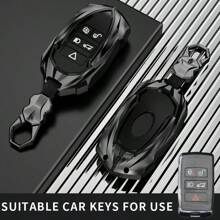 Fit For Land Rover Car Key Case  Ring Cover Housing Shell Range Rover Sport Evoque LR2 LR4 Freelander Velar Discovery 4 Jaguar XE XJ XF XJL XFL Guitar - Black - View 8