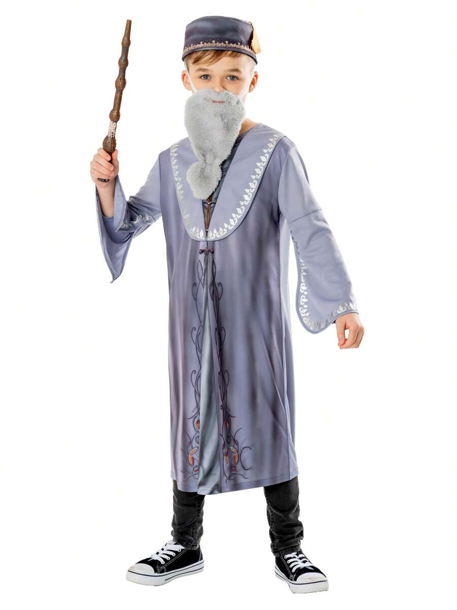 Harry Potter Kids Dumbledore Wizard Costume - Multicolor - View 1