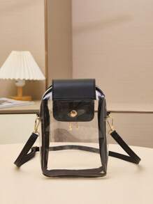 1 Piece Fashion Straw Shoulder Bag, Classic Hardware Decoration Straw Phone Bag, Perfect For Women, Girls, Students, Commuting, Traveling, Vacation, Back To School.Beach Bags For Women Holiday Outfits