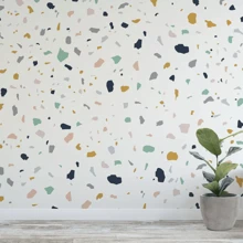 NetHong 10 Pack Self-Adhesive Marble Tiles Sticker Stick Wall Panels On Kitchen Bathroom Bedroom Room Decor