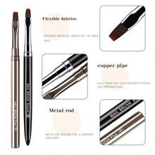 1 件/2/3 件美甲刷套装，用于凝胶抛光的美甲设计刷，指甲油刷和清洁刷，美甲点画工具 3D 美甲装饰刷，用于 DIY 美甲