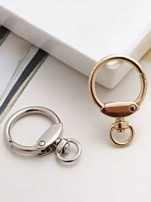 Lote de 3/6/10 piezas Anillo en O de aleación de zinc, Hebilla de correa de bolso, Colgante, Llavero, Broche de resorte de metal adecuado para fundas de teléfono, bolsos, llaveros, para uso en el hogar, al aire libre y deportes, accesorios DIY para bolsos