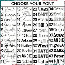 Custom Design Glass Tumbler 16oz Personalized Text Logo Photo Picture Iced Coffee Beer Soda Can Lid Straw Soft Drink Cup Gift Him Her Mom