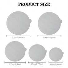 37/45/53.5/59/62MM Aluminum Foils Lids To Reuse Coffee Pods Compatible With Different Sizes Of Coffee Capsules - 37MM - Xem 2