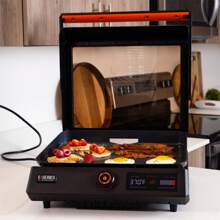 Plancha eléctrica de mesa Blackstone E-Series de 17", con tapa, color negro - 1 - Ver 2
