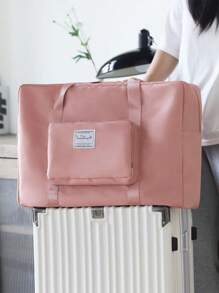 1pc Personalized Multifunctional Travel Bag, Large Capacity Portable Gym Bag With Embroidered Letters, Foldable Handbag Carry-On Luggage Bag, Outdoor Yoga Tote Storage Bag, Suitable For Daily Use And Great Gift For Family, Friends, Boyfriend/Girlfriend, Christmas, Valentine's Day, Birthday - Multicolor - View 15