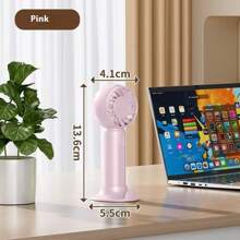 Ventiladores portátiles, ventilador de mano personal con batería, ventilador eléctrico pequeño recargable por USB para maquillaje y pestañas de mujeres, niños y niñas con estilo para uso en interiores, exteriores y viajes - Multicolor - Ver 14