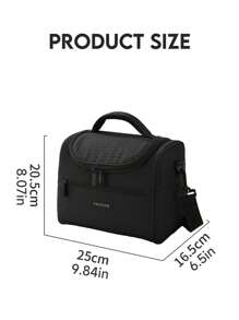 1pc Fashion Style Insulated Lunch Bag With Shoulder Strap, Tote Cooler Bag, Portable Waterproof And Leakproof Lunch Box, Thick Aluminum Foil Insulation, Multiple Colors Available, Reusable Lunch Bag For School, Office, Camping, Picnic, Workers And Canteen, Classroom Storage Bag, Kitchen Accessories, Travel Accessories Lunch Box Lunch Bag Women Teacher Picnic Bag Cooler Bag Picnic Bag