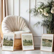 3 bức tranh tường nghệ thuật thiên nhiên phong cách đồng quê Cơ đốc giáo hình ảnh câu Kinh thánh tranh in trên vải canvas hiện đại áp phích trang trí trang trại mộc mạc cho phòng ngủ, phòng khách hoặc phòng làm việc quà tặng trang trí phòng cho cô ấy không có khung - Nhiều màu - Xem 4