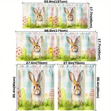 1pc/2pcs Easter And Spring Festival Kitchen Holiday Decorations,Featuring Cute Bunny,Egg,Truck,Flower,And Grass Patterns.Perfect For Party Decorations And As Gifts For Friends Suitable For Use In Kitchens,Dining Room,Holiday Parties And Celebrations - Різнокольоровий - Переглянути 4