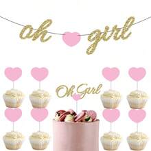 Juego de decoraciones para pasteles de fiesta de baby shower, para decorar pasteles de fiestas de baño de bebé - Multicolor - Ver 10