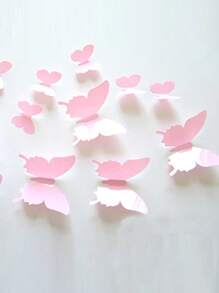 12 stuks 3D vlinder muurstickers voor kinderkamerdecoratie