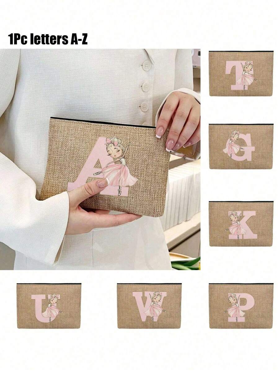 Geantă de depozitare unică, geantă de cosmetice, geantă de cadouri de sărbători, geantă de depozitare pătrată, depozitare multifuncțională și ușoară pentru toate obiectele mici~! Vacanță de călătorie zilnică, vacanță în aer liber pentru studenți, culoare solidă simplă clasică, model drăguț cu litere din desene animate, geantă la modă, accesorii de călătorie pentru prieteni buni, studenți și femei, pentru plajă de vacanță, colecție de baie, colecție de dormitor, capacitate mare.