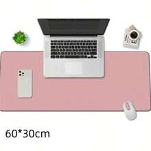 1 PCs Large Size 600*300mm Office Desk Protector Mat PU Leather Waterproof Mouse Pad Desktop Keyboard Desk Pad Gaming Mousepad