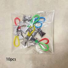 5/10 Set Of Colorful Metal Towel Clips - Easy To Install, Wall Hanging Hooks For Kitchen And Bathroom Storage, Practical Hooks,Beachwear,Spring,Minimalist,Summer Tops