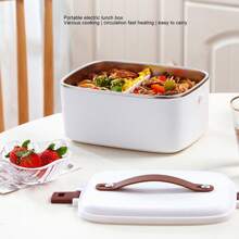 Electric Car Lunch Box 70W 1.8L Faster Food Warmer Stainless Steel Portable Thermal Lunch Box For Car Truck Home US Plug 110V - 查看 9