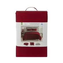 7-Piece Reversible Bed In A Bag Comforter Set With Sheets, Blue Floral, Queen - Merah - View 8