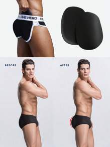 Memory Foam Padded Buttocks Lift Panty Pad, Thicker Seat Cushion Insert For Shaping Hips, Butt And Hips