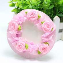 1 pieza Diadema con forma de flor exquisita - Accesorio elegante para baile latino, ballet y actuaciones - Suave, cómoda y ajustable - Perfecta para bailarines de todos los niveles