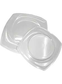A8 Melamine Material, Simple White Melamine Dinner Plate, Can Be Used For Household Use, Not Easy To Break, Resistant To Low And High Temperature, Good To Clean