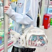 Cute Cat Backpacks For Women Leather Casual Lolita Jk Harajuku Shoulder Bag Fashion College Style Female Small Ita Bag