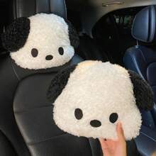 Car Headrest Neck Pillow Lumbar Support Sweet Dog Car Backrest Lumbar Support