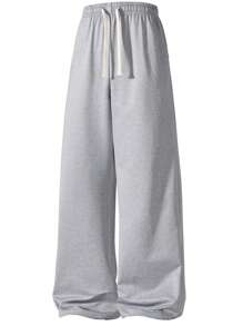 Pantaloni de trening casual pentru bărbați - versatili cu picioare late, țesătură tricotată, lavabili la mașină - potriviți pentru activitățile de zi cu zi și în aer liber