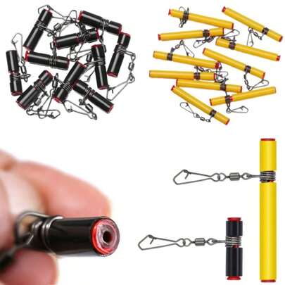 Plastic Head Swivel Sea Fishing Balance Strong Pin Hooker Skewer Hook Holder Anti-Winding Tackle Sinker Slides Fishing Accessory