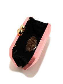 Fashion Women Evening Bags Satin Party Wedding Luxury Metal Chain Handbags Lady Dress Holder Purse Glitter Elegant Wedding Bridal Clutch