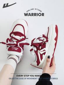 WARRIOR Zapatillas de deporte para mujer de estilo guerrera, ligeras, cómodas, transpirables y de estilo modesto. Diseño casual pero elegante. Aptas para todo el año, resistentes al desgaste y para uso diario. Zapatillas de entrenamiento y de running. Zapatillas blancas.