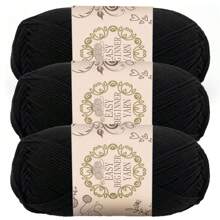 3 Pcs Soft & Warm 100% Acrylic Yarn Set, 4-Ply Thick Knitting Kit For Beginners, Suitable For DIY Scarf & Blanket Making, Variety Of Colors
