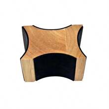 Guitar Neck Rest Support Pillow Mahogany Material 2 Usage Height Luthier Tool For Electric Acoustic Guitar Bass Mandolin - Red 1set - View 3