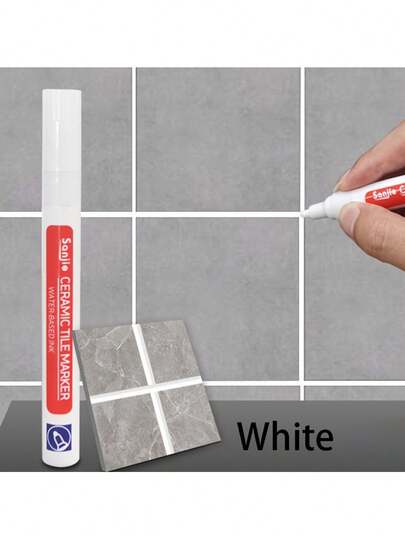 Waterproof Ceramic Tile Crack Repair Pen, Tile Grouting, Tile Paint Pen, For Bathroom Wall Repair, Ceramic Tile Sealant, Gel Form