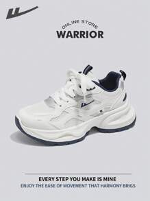 WARRIOR 回力时尚复古运动鞋女春夏轻便舒适透气跑步鞋简约风格休闲运动鞋全年适用耐磨全天穿着训练运动鞋小白鞋