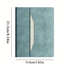 Personalized A5 Faux Leather Notebook With Engraved Name - Custom Time Management Diary, Ideal Gift For Friends And Colleagues, Graduation, Record Book,School Supplies,Back To School
