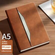Personalized A5 Faux Leather Notebook With Engraved Name - Custom Time Management Diary, Ideal Gift For Friends And Colleagues, Graduation, Record Book,School Supplies,Back To School
