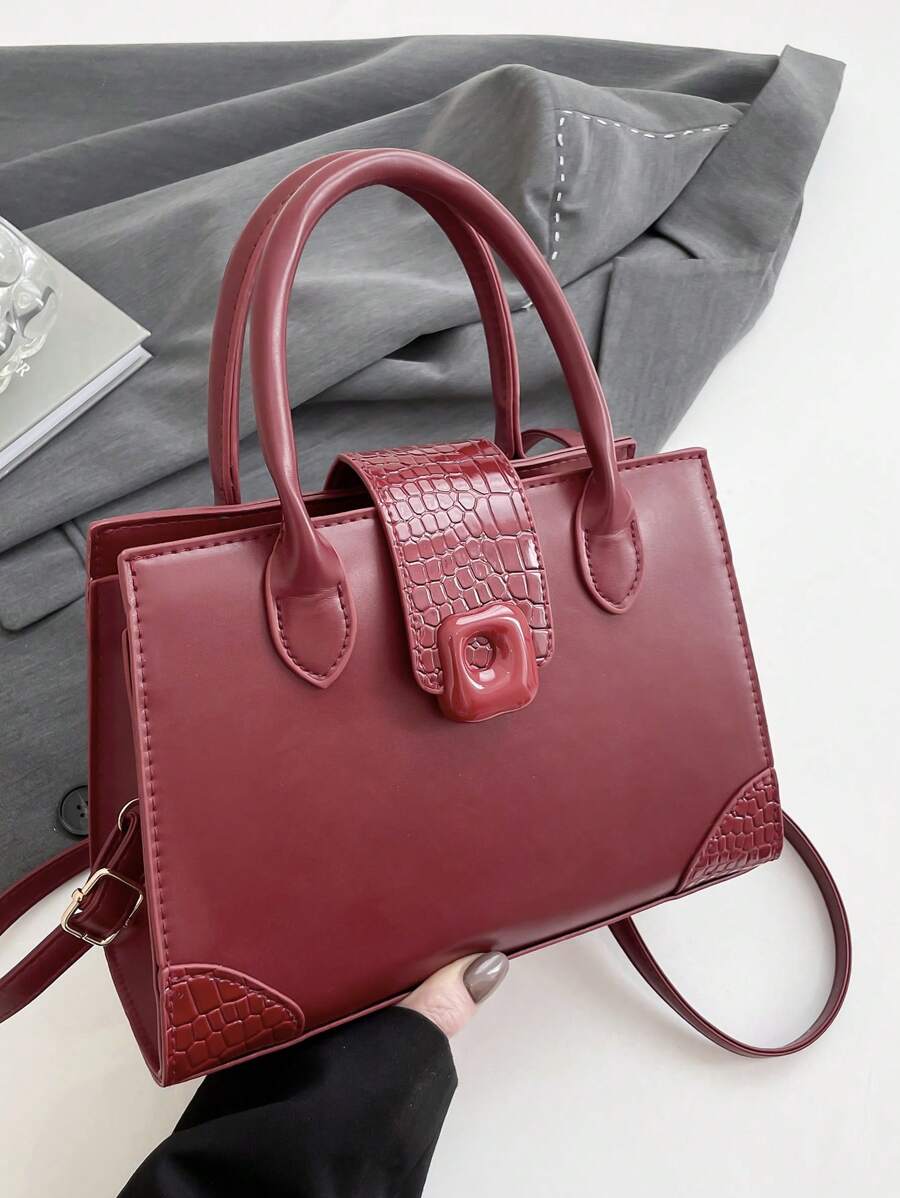 Light And Portable, Business Casual, Spring New Style, Large Capacity Hand-Held And Shoulder Bag, Fashionable And Versatile Crossbody Bag. Suitable For Teen Girls, College Students, Novices And White-Collar Workers. It Is Very Suitable For Offices, Universities, Work, Business, Commuting, Outdoor Activities, Traveling And Picnics.