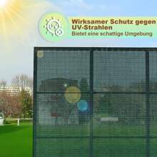 Lospitch [Schermo per recinzione e privacy]Rete ombreggiante in HDPE per recinzioni e balconi | Stabilizzato ai raggi UV e resistente alle intemperie | Dimensioni: 1m/1,2m/1,5m/1,8m x 10m/20m/25m | Verde/Grigio | Con fascette