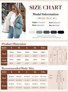 chamarra con forro polar para mujer, reversible de invierno, con capucha, con cierre, de gran tamaño, ropa exterior - Azul - Ver 5