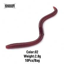KINGDOM Kingdom Fishing Lures 96mm 120mm 1.8g 2.8g Soft Bait Sinking PVC Soft Lure Fishing Tackle 10pcs 15pcs Swimbaits Artificial Baits Wobblers Soft Worm