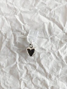 1pc Minimalist Fashionable Heart-Shaped Dust Plug For Android Phone Type-C And Lightning Interface - Multicolor - View 9