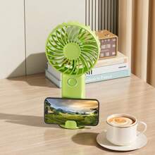 Ventiladores portátiles, ventilador de mano personal con batería, ventilador eléctrico pequeño recargable por USB para maquillaje y pestañas de mujeres, niños y niñas con estilo para uso en interiores, exteriores y viajes - Multicolor - Ver 5