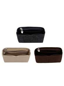 Minimally Designed Inner Bag Dumpling Bag Mini Bag Middle Bag Storage And Organization Bag Support Bag Cosmetic Liner Bag Bag Organizer - Multicolor - View 3