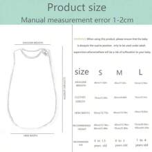 1件超柔软舒适婴儿睡袋，夏季平纹细布无袖透气睡袋，儿童防踢被，适合夏季空调房。是宝宝洗礼、情人节的完美礼物。