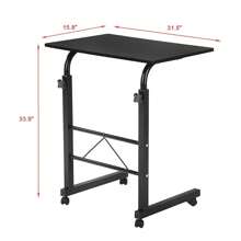 Portable/Rolling Desk Adjustable Laptop Notebook Rolling Table Overbed Stand