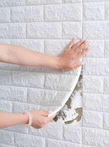 300cm Long 3D Brick Wall Stickers DIY Decor Waterproof Self-Adhesive Wallpaper For Kids Room Decoration Bedroom Kitchen Home Wall Decor